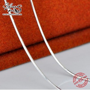 Серебряная цепочка для кулона, подвески, С1613