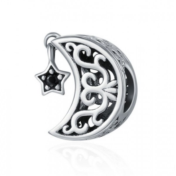 Підвіска "Ажурні місяць і зірка", С2417