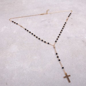 Чокер цепочка с крестиком, С11195