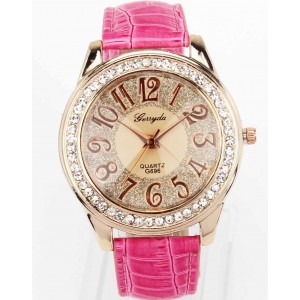 Часы женские, розовые, С11310