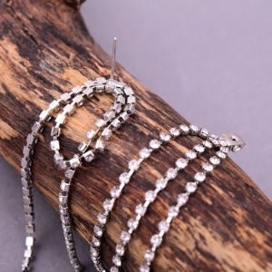 Жіночі сережки з камінням, С11348