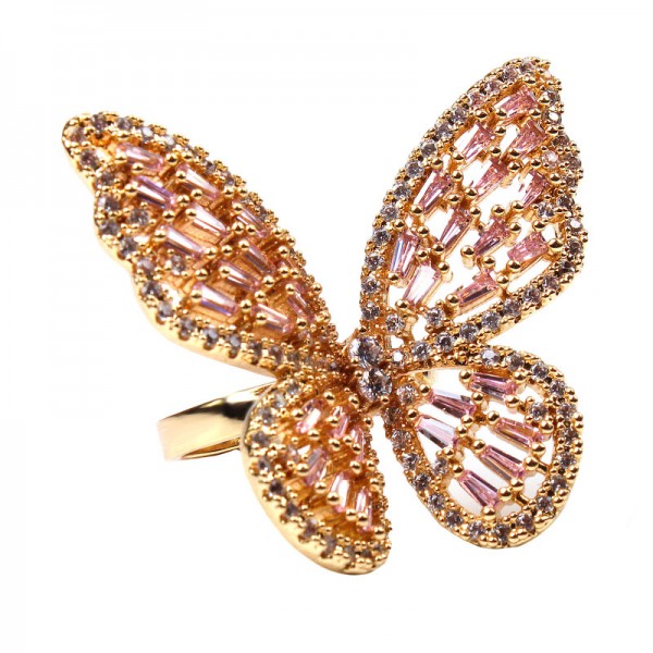 Женское кольцо "Бабочка", С11353