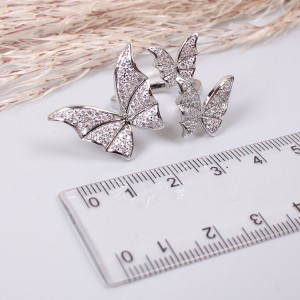Женское кольцо "Бабочки", С11354