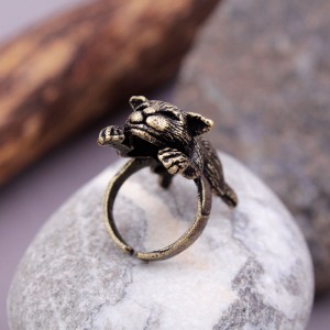 Женское кольцо "Котенок", С11356