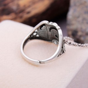 Женское кольцо "Летучая мышь - амулет", С11427