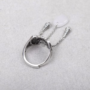 Женское кольцо "Летучая мышь - амулет", С11428