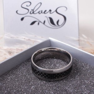 Мужское кольцо "Carbon" , С11430