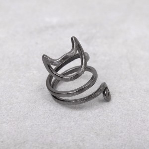 Кольцо женское "Кошка", С11478