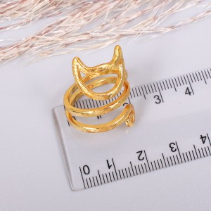 Кольцо женское "Кошка", С11480