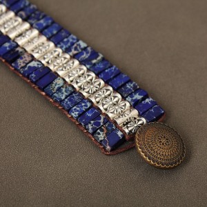 Жіночий браслет із натурального каменя, С11505