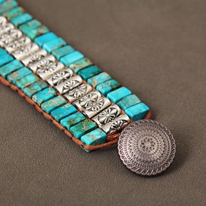Жіночий браслет із натурального каменя, С11506