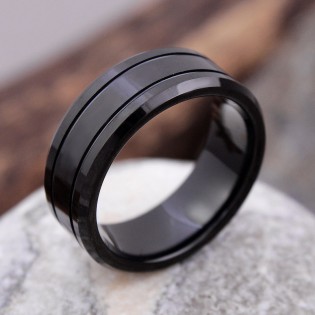 Мужское кольцо из карбида вольфрама