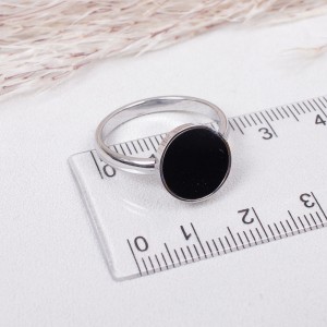 Женское кольцо  "Черная печатка", С11722