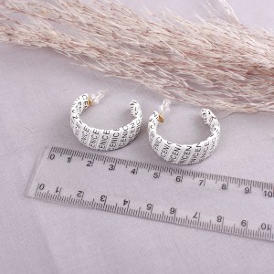 Жіночі сережки кільця "Fashion", С11738