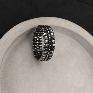 Мужское кольцо "Чешуя дракона" , С11771