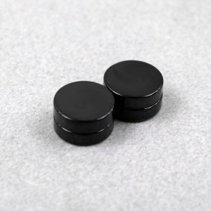 Сережки на магніті, чорні, С11824