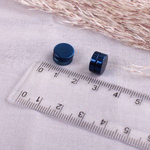 Сережки на магніті, сині, С11826