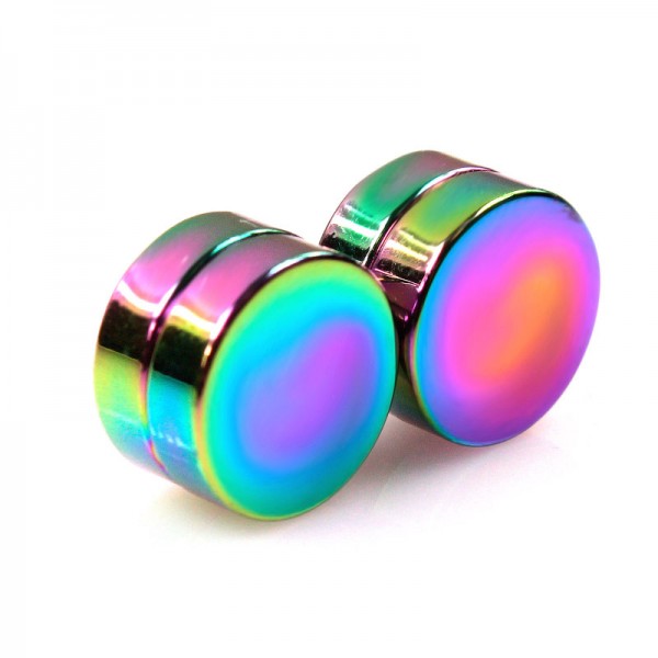 Сережки на магніті, кольорові, С11828