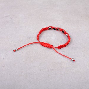 Жіночий браслет, червона нитка "Мир", С11829