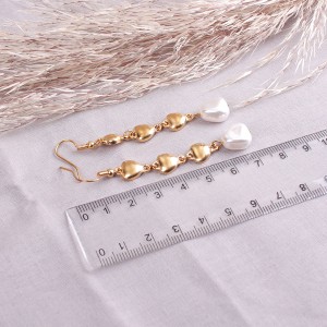 Сережки підвіски з перлами, С11851