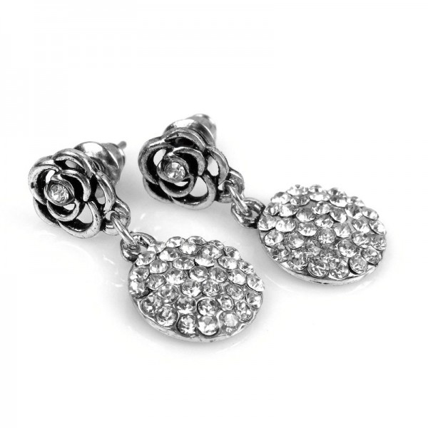 Сережки жіночі "Троянда", С11856