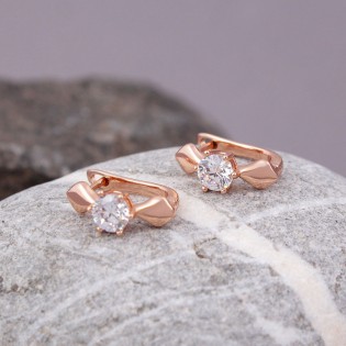 Серьги Xuping, позолота 18K