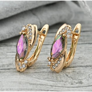 Сережки Xuping, позолота 18K