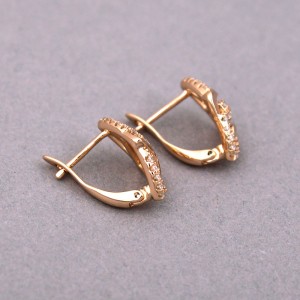 Сережки Xuping, позолота 18K, С13044