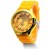 Силиконовые часы, желтые