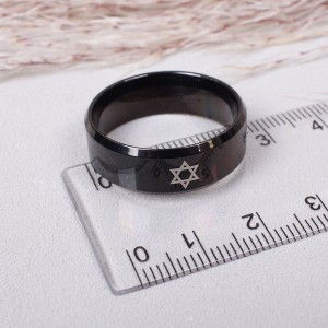 Мужское кольцо "Звезда Давида", С13149