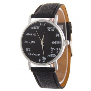 Женские часы "Математика", черный