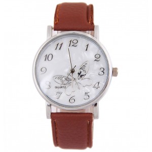 Жіночі годинник "Метелик", коричневий, С13165
