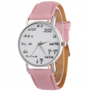 Жіночі годинник "Математика", рожевий, С13174