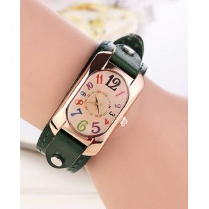 Женские часы, зеленые, С13182