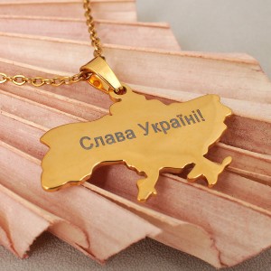 Кулон "Карта Украины", С13224