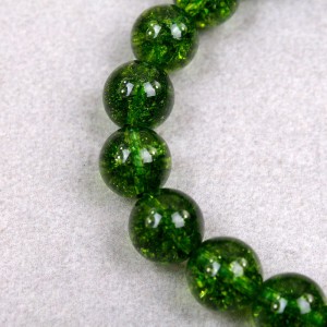 Браслет із натурального каменя "Зелений кварц", С13271