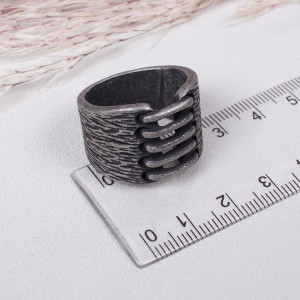 Мужское массивное кольцо "Нашивка" , С13318