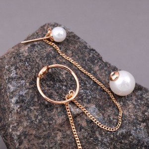 Сережки Xuping з перлами, позолота 18K, С13370