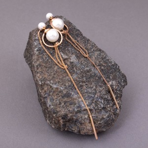 Сережки Xuping з перлами, позолота 18K, С13370