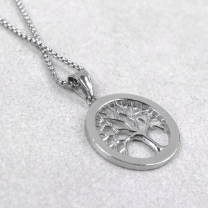 Кулон "Дерево життя "сріблястий, С13486