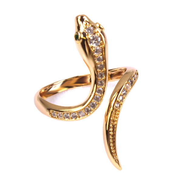 Женское кольцо "Змея", С13496
