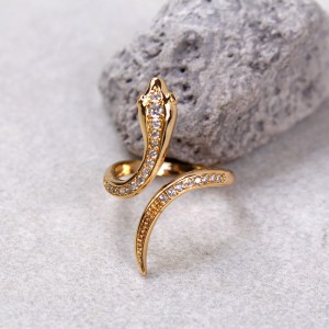 Женское кольцо "Змея", С13496
