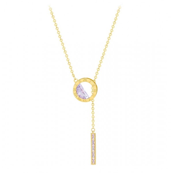 Жіночий кулон "Purple Crystal", С13943