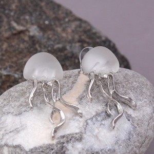 Жіночі сережки "Медуза", С14077
