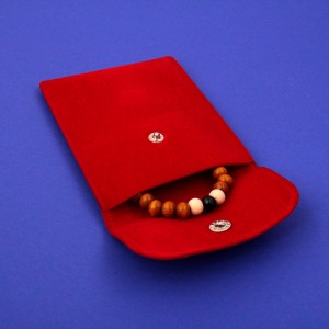 Подарунковий мішечок оксамитовий, червоний, С14099