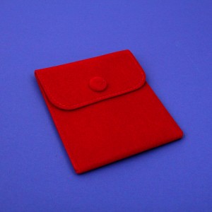 Подарочный мешочек бархатный, красный, С14099