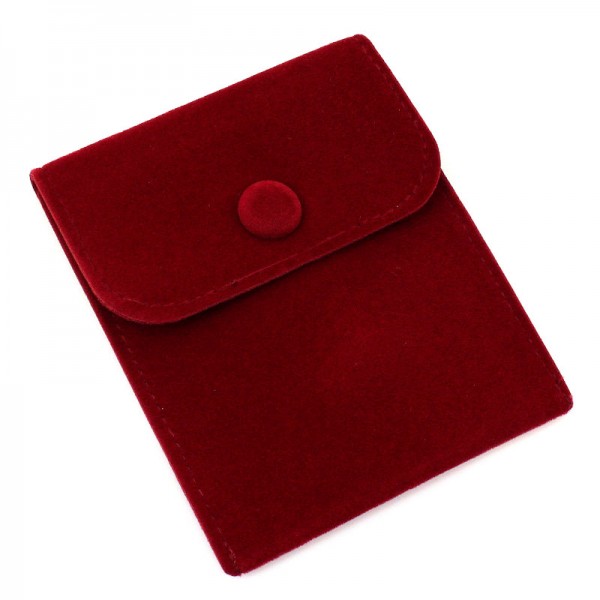 Подарочный мешочек бархатный, красный, С14101