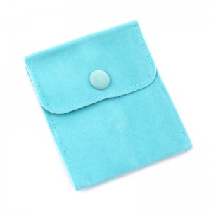 Подарочный мешочек бархатный, голубой, С14105