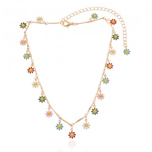 Ожерелье-чокер "Цветы", С14236