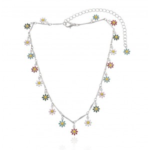 Ожерелье-чокер "Цветы", С14237